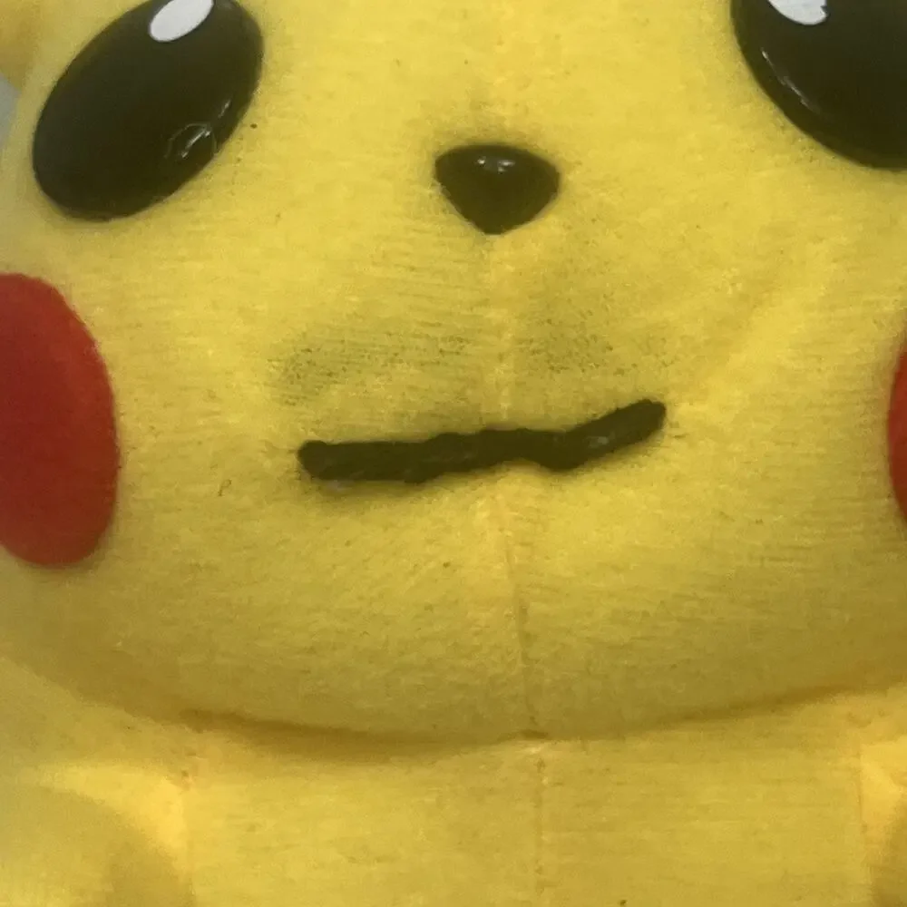 Pokemon Vintage Fat Pikachu Play-By-Play Plush 1999 9” Nintendo Stuffed Toy